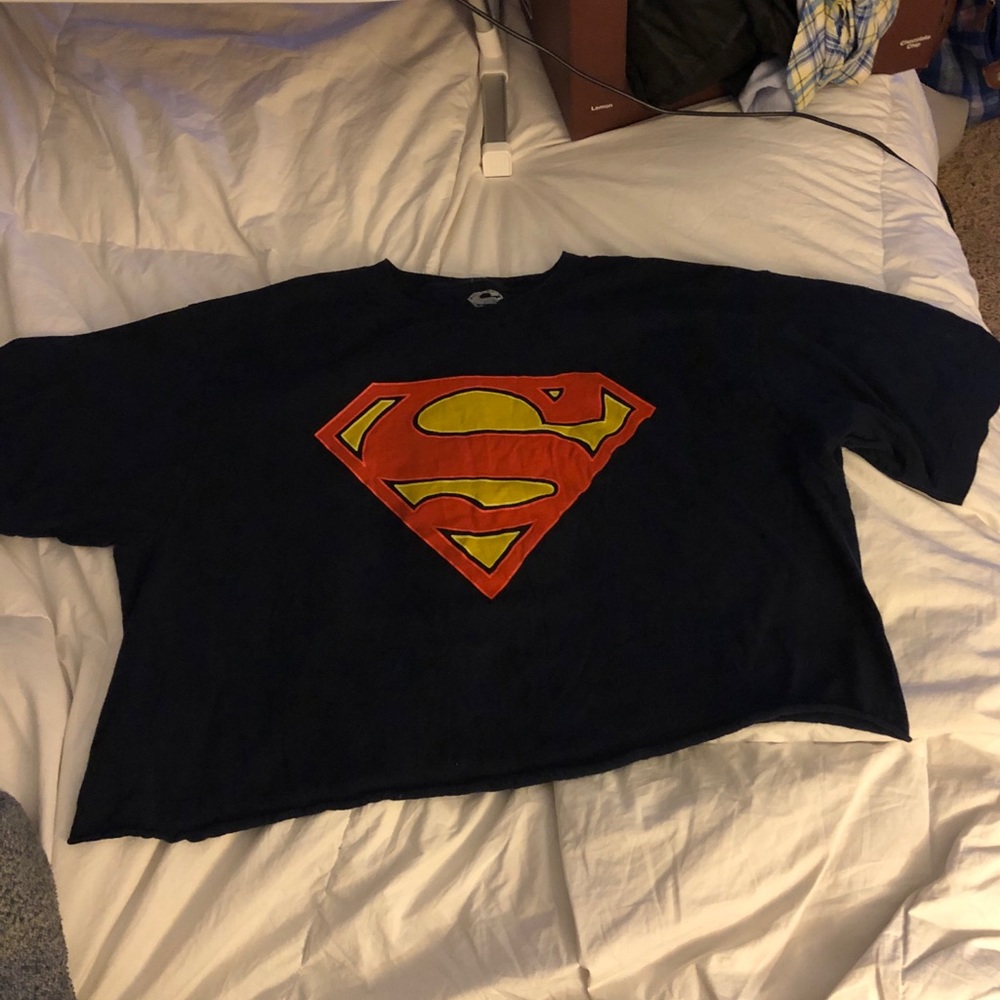 Superman Crop Top Size XL (46/48)
